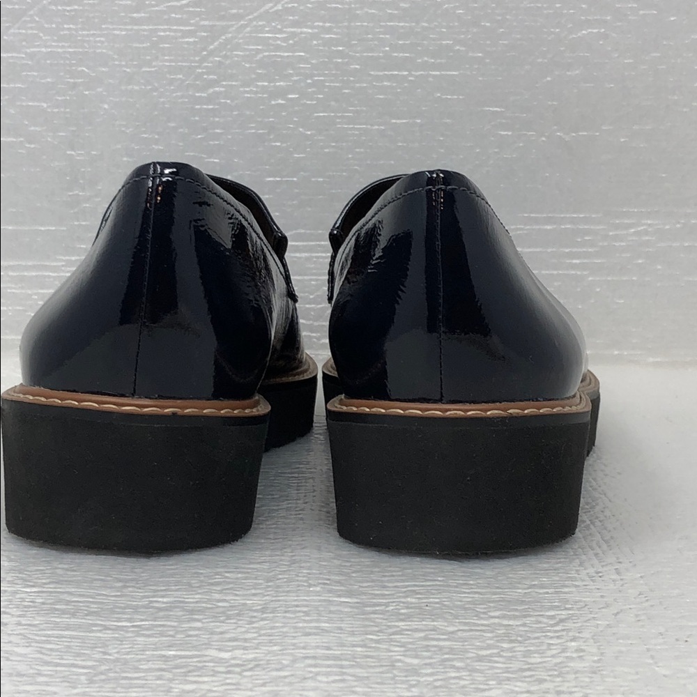 Naturalizer Adiline Loafer Navy Blue Patent Leather Slip On Women’s Size 9.5M - Picture 4 of 14